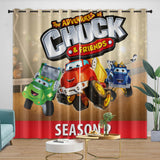 Carica l&#39;immagine nel visualizzatore Galleria, The Adventures Of Chuck And Friends Curtains Blackout Window Drapes