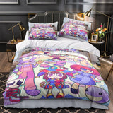 Carica l&#39;immagine nel visualizzatore Galleria, The Amazing Digital Circus Bedding Set Duvet Cover Without Filler