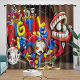 Charger l&#39;image dans la visionneuse de la galerie, The Amazing Digital Circus Curtains Blackout Window Drapes