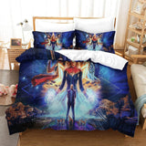 Laden Sie das Bild in den Galerie-Viewer, The Marvels Bedding Set Quilt Duvet Cover Without Filler