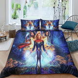 Laden Sie das Bild in den Galerie-Viewer, The Marvels Bedding Set Quilt Duvet Cover Without Filler