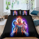 Laden Sie das Bild in den Galerie-Viewer, The Marvels Bedding Set Quilt Duvet Cover Without Filler