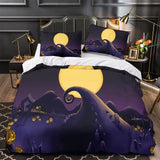 Carica l&#39;immagine nel visualizzatore Galleria, The Nightmare Before Christmas Bedding Set Pattern Quilt Cover Without Filler