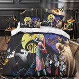 Carica l&#39;immagine nel visualizzatore Galleria, The Nightmare Before Christmas Bedding Set Pattern Quilt Cover Without Filler