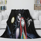 Charger l&#39;image dans la visionneuse de la galerie, The Nightmare Before Christmas Blanket Flannel Fleece Pattern Throw