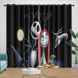 Charger l&#39;image dans la visionneuse de la galerie, The Nightmare Before Christmas Curtains Blackout Window Drapes Room Decoration