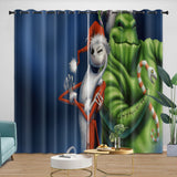 Carica l&#39;immagine nel visualizzatore Galleria, The Nightmare Before Christmas Curtains Pattern Blackout Window Drapes