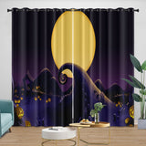 Carica l&#39;immagine nel visualizzatore Galleria, The Nightmare Before Christmas Curtains Pattern Blackout Window Drapes