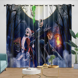 Carica l&#39;immagine nel visualizzatore Galleria, The Nightmare Before Christmas Curtains Pattern Blackout Window Drapes