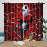 Carica l&#39;immagine nel visualizzatore Galleria, The Nightmare Before Christmas Curtains Pattern Blackout Window Drapes