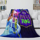 Carica l&#39;immagine nel visualizzatore Galleria, The Princess and the Frog Blanket Flannel Fleece Throw Room Decoration