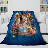 Carica l&#39;immagine nel visualizzatore Galleria, The Princess and the Frog Blanket Flannel Fleece Throw Room Decoration