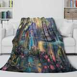 Carica l&#39;immagine nel visualizzatore Galleria, The Princess and the Frog Blanket Flannel Fleece Throw Room Decoration