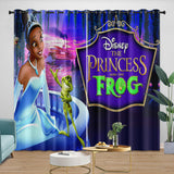 Laden Sie das Bild in den Galerie-Viewer, The Princess and the Frog Curtains Blackout Window Drapes Room Decoration