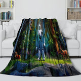 Carica l&#39;immagine nel visualizzatore Galleria, The Wild Robot Blanket Flannel Fleece Throw Room Decoration