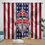 Charger l&#39;image dans la visionneuse de la galerie, Toronto FC Curtains Blackout Window Drapes Room Decoration