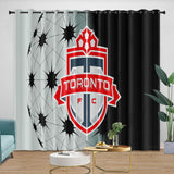 Charger l&#39;image dans la visionneuse de la galerie, Toronto FC Curtains Blackout Window Drapes Room Decoration