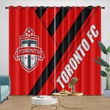 Charger l&#39;image dans la visionneuse de la galerie, Toronto FC Curtains Blackout Window Drapes Room Decoration