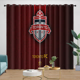 Charger l&#39;image dans la visionneuse de la galerie, Toronto FC Curtains Blackout Window Drapes Room Decoration