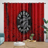 Laden Sie das Bild in den Galerie-Viewer, Toronto Raptors Curtains Blackout Window Drapes Room Decoration