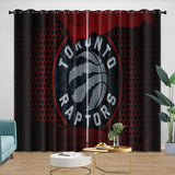 Laden Sie das Bild in den Galerie-Viewer, Toronto Raptors Curtains Blackout Window Drapes Room Decoration