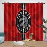 Laden Sie das Bild in den Galerie-Viewer, Toronto Raptors Curtains Blackout Window Drapes Room Decoration