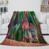 Load image into Gallery viewer, Trolls Adventure Blanket Flannel Fleece Throw Room Decoration