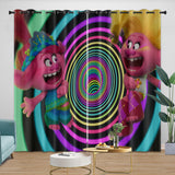 Carica l&#39;immagine nel visualizzatore Galleria, Trolls Adventure Curtains Blackout Window Drapes