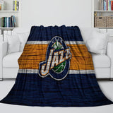 Laden Sie das Bild in den Galerie-Viewer, Utah Jazz Blanket Flannel Fleece Throw Room Decoration