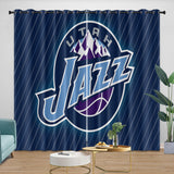 Carica l&#39;immagine nel visualizzatore Galleria, Utah Jazz Curtains Blackout Window Drapes Room Decoration