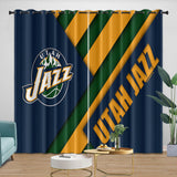 Carica l&#39;immagine nel visualizzatore Galleria, Utah Jazz Curtains Blackout Window Drapes Room Decoration