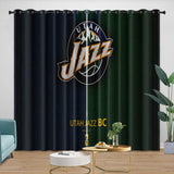 Carica l&#39;immagine nel visualizzatore Galleria, Utah Jazz Curtains Blackout Window Drapes Room Decoration