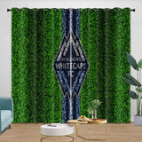 Carica l&#39;immagine nel visualizzatore Galleria, Vancouver Whitecaps FC Curtains Blackout Window Drapes Room Decoration