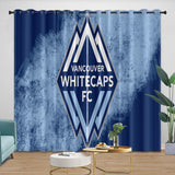 Carica l&#39;immagine nel visualizzatore Galleria, Vancouver Whitecaps FC Curtains Blackout Window Drapes Room Decoration