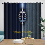 Carica l&#39;immagine nel visualizzatore Galleria, Vancouver Whitecaps FC Curtains Blackout Window Drapes Room Decoration