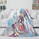 Load image into Gallery viewer, Vocaloid Miku Hatsune Blanket Flannel Fleece Throw Room Decoration