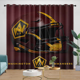 Carica l&#39;immagine nel visualizzatore Galleria, Washington Commanders Curtains Blackout Window Drapes Room Decoration