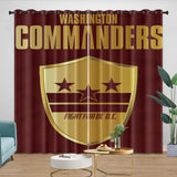 Carica l&#39;immagine nel visualizzatore Galleria, Washington Commanders Curtains Blackout Window Drapes Room Decoration