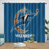 Charger l&#39;image dans la visionneuse de la galerie, Washington Wizards Curtains Blackout Window Drapes Room Decoration