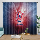 Charger l&#39;image dans la visionneuse de la galerie, Washington Wizards Curtains Blackout Window Drapes Room Decoration