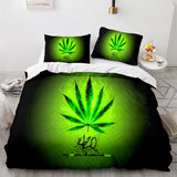 Load image into Gallery viewer, 420 weed plant Bedding Set Quilt Duvet Cover Bed Sets