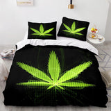 Load image into Gallery viewer, 420 weed plant Bedding Set Quilt Duvet Cover Bed Sets