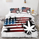 Load image into Gallery viewer, 420 weed plant Bedding Set Quilt Duvet Cover Bed Sets