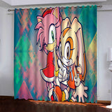 Load image into Gallery viewer, Adventures of Sonic the Hedgehog Curtains Blackout Window Drapes