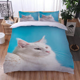 Load image into Gallery viewer, Animal Cute Cat Bedding Set Duvet Cover