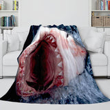 Load image into Gallery viewer, Animal Shark Flannel Fleece Blanket