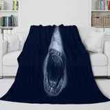 Load image into Gallery viewer, Animal Shark Flannel Fleece Blanket