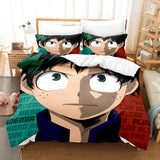 Laden Sie das Bild in den Galerie-Viewer, Anime My Hero Academia Cosplay Bettwäsche-Set Quilt Bettbezug Bett-Sets