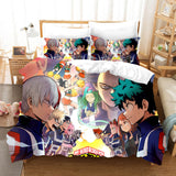 Carica l&#39;immagine nel visualizzatore Galleria, Anime My Hero Academia Cosplay Set di biancheria da letto Copripiumini trapuntati Set da letto