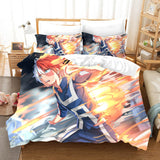 Carica l&#39;immagine nel visualizzatore Galleria, Anime My Hero Academia Cosplay Set di biancheria da letto Copripiumini trapuntati Set da letto